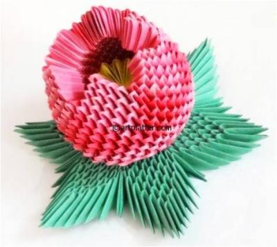 কাগজের ফুল [পর্বঃ- ০১] ঘর সাজাতে / দেয়ালের সুন্দর্য্য বাড়াতে আপনি নিজেই তৈরী করুন অসাধারণ চমৎকার কিছু কাগজের ফুল