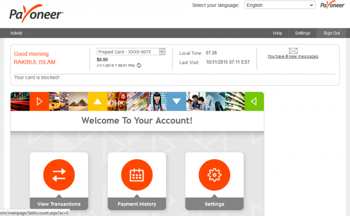 Pyoneer Account Problem