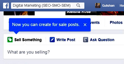 এখন থেকে Facebook Group এ যুক্ত করা যাবে “Sell Somthing” ফিচার।