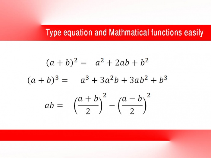 Ms. Word এ টাইপ করুন যাবতীয় গানিতিক সূত্র [e.g. x2+y2]