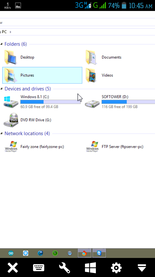 আসুন এবার আমাদের android	 ফোন দিয়ে control করি আমাদের computer
