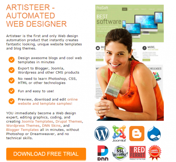 Artisteer 4.2 একদম নতুন (ব্লগ,জুমলা,ওয়েবসাইট ডিজাইন করার জন্য)