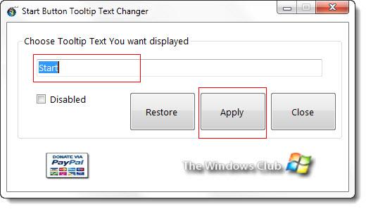 যেভাবে খুব সহজেই উইনডোজ সেভেনের স্টার্ট বাটনের ডিফল্ট লেখাটি পরিবর্তন করবেন