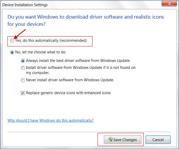 এবার আপনার উনডোজ সেভেনে আপডেটেড ড্রাইভার এবং আইকন গুলি সংয়ক্রিয়ভাবে ডাউনলোড হবে