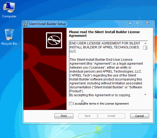 1-install silent install builder