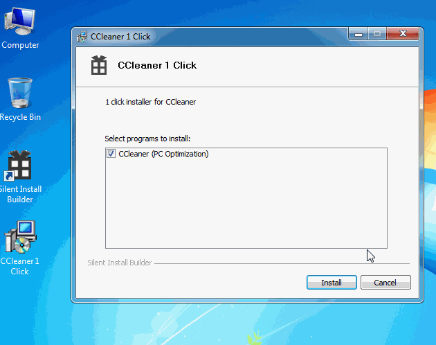 CCleaner 1 Click