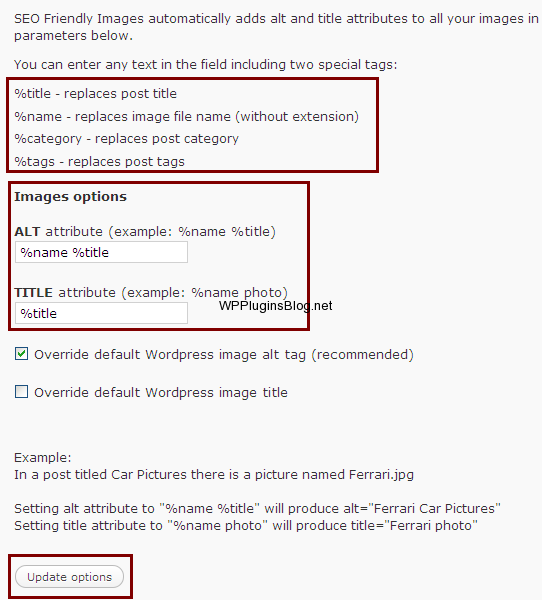 seo-friendly-images-plugin setting
