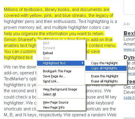 যেভাবে যেকোন ওয়েবসাইটের লেখা হাইলাইট এবং ইচ্ছা মত কপি করবেন