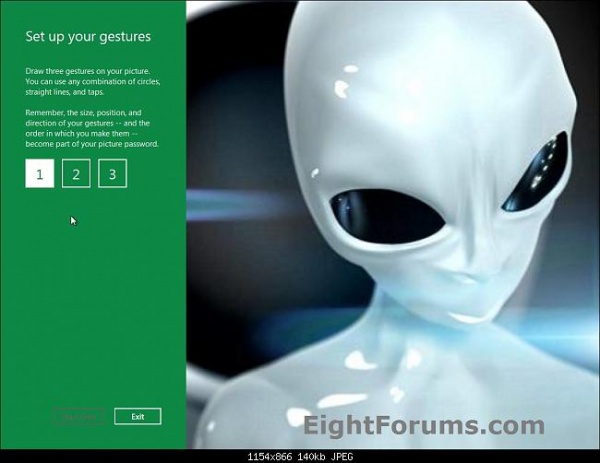 উইন্ডোজ ৮ এর নতুন চমক !!!!!picture password