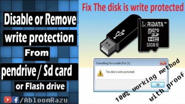 write protected পেন ড্রাইব বা মেমোরি কার্ড খুব সহজেই ফরমেট করুন