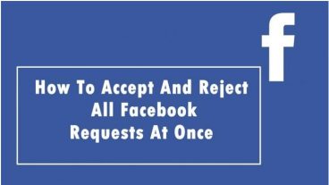 সব গুলো ফ্রেন্ড রিকোয়েস্ট একসাথে Accept বা ডিলিট করুন