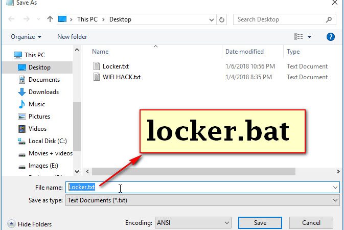 changing file extention