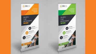 কিভাবে তৈরি করবেন একটি ক্রিয়েটিভ রোল আপ ব্যানার – Creative Roll Up Banner Design – Photoshop Tutorial