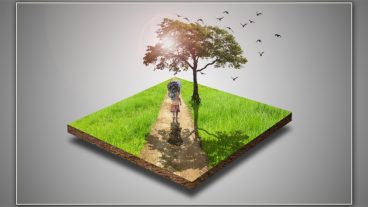 ফটোশপের মাধ্যমে শিখেনেন অসাধারন একটি 3D ইফেক্ট। Human Interest 3D Photoshop Manipulation। খুব সহজ একটি কাজ।