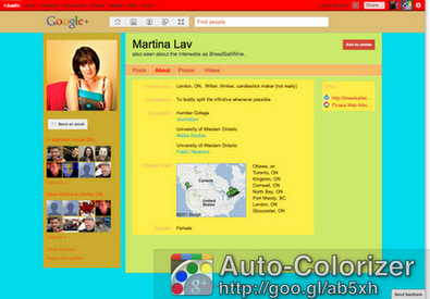 এবার ইচ্ছামত রঙ করুন আপনার গুগল প্লাস প্রোফাইল