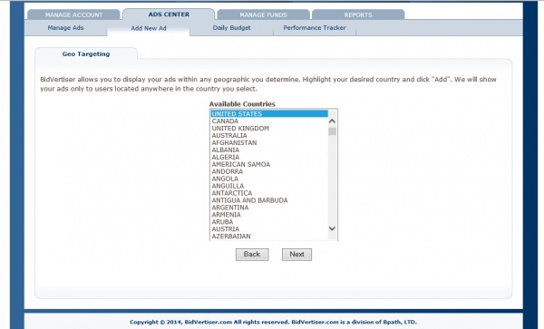 bidvertiser সাহায্য করেন,হতাশা কাজ করছে