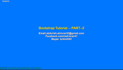 BOOTSTRAP ভিডিও টিউটোরিয়াল BANGLA (PART – 2)