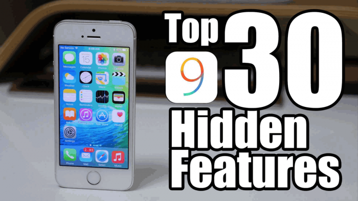 যে যে নতুন পরিবর্তন ও বৈশিষ্ট্য রয়েছে অ্যাপলের  iOS 9 সংস্করণে।