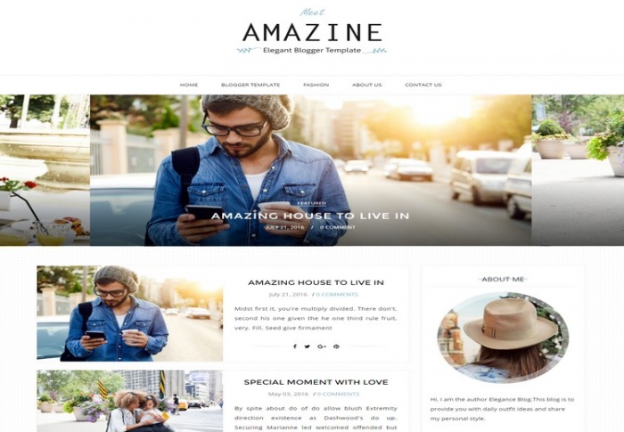 দারুন একটি স্টাইল ব্লগার টেমপ্লেট।এখনই ডাউনলোড করুন।।