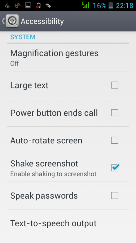 কোন ঝামেলা ছাড়াই অাপনার ডিভাইসে screenshot নিন ঝাঁকুনির সাহায্যে।