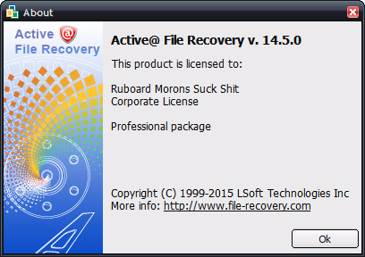 Active File Recovery Pro 1450 + Serial ফাইল ডাউনলোড সাইজ: 26 MB মাত্র উইন্ডোজের জন্য ফাইল রিকভারির একটি কার্যকর File Recovery সফ্টওয়্যার SD, CompactFlash Support