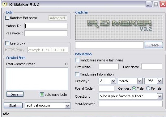 অল্প সময়ে তৈরী করুন একাধিক Yahoo ID