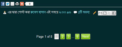 ব্লগস্পট ব্লগে যোগ করে নিন পেজ নাম্বার