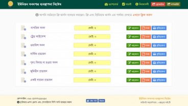 সকল ইউনিয়ন এর জন্য বিনামূল্যে সনদপত্র তৈরীর অনলাইন সফটওয়ার