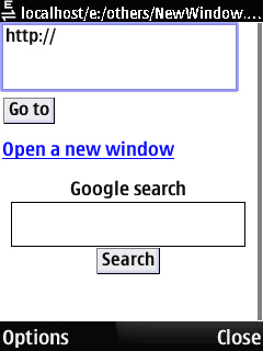 আপনার নোকিয়া S60V3 ফোনের ডিফল্ট ওয়েব ব্রাউজারে নতুন একটি Window set করুন !