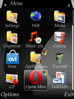আপনার সিম্বিয়ান S60V3 এর ডিফল্ট মেনু ইন্ডিকেটর পরিবর্তন করুন ছাব্বিশটি স্টাইলে !