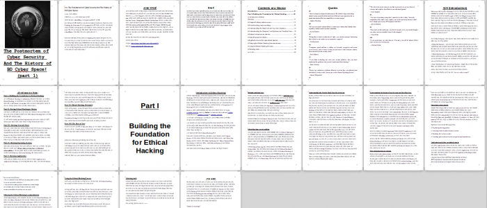 নিয়ে এলাম আপনাদের কাছে আমার লিখা ১ম বইঃ-The Postmortem of Cyber Security