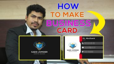 কিভাবে তৈরি করবেন Business Card ফটোশপ এর মাধ্যমে