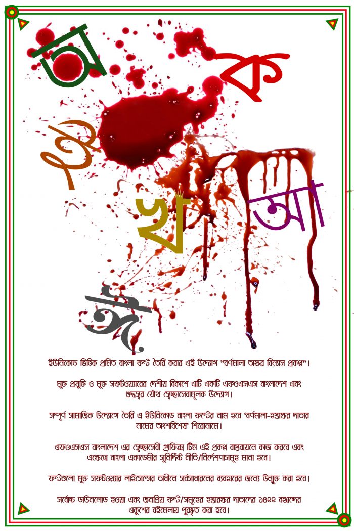 আপনার হাতের লিখা কি খুব সুন্দর! তাহলে আপনার হাতের লিখা নিয়েই হতে পারে চমৎকার বাংলা ফন্ট!