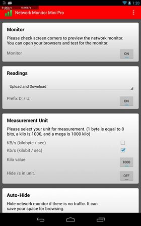 ইন্টারনেট Speed দেখার জন্য নিয়ে এলাম দারুন একটি এপস, Network Monitor Mini Pro!!!!!!!!!!!!