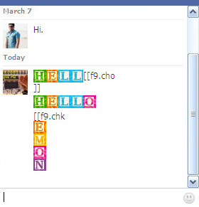 ফেইসবুকে চ্যাট করুন রঙিন বর্ণ দিয়ে