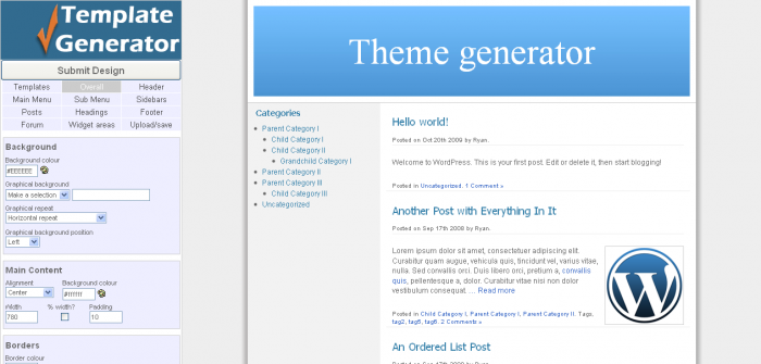 Theme generator - Just another WordPress weblog_1266442373679