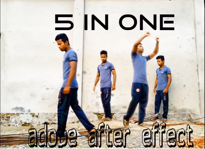 এডোবি আফটার ইফেক্ট বাংলা 5 in one man ভিডিও