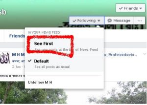 ফেইসবুক এ বিশেষ ব্যক্তির টিউন আগে পড়ার কৌশল জেনে নিন