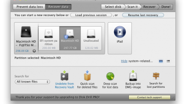 DOWNLOAD  করে নিন MAC ইউজারদের জন্য চরম একটি DATA RECOVERY সফট্যয়্যার  আর ফিরিয়ে আনুন ডিলেট বা ফরমেট হওয়া যে কোন ফাইল বা ফোল্ডার।