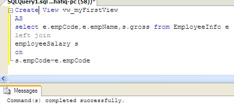 এস কিউ এল সার্ভার ২০০৮ শিখুন ধাপে ধাপে [পর্ব-০৯] :: ভিউ, ভার্চুয়াল টেবিল