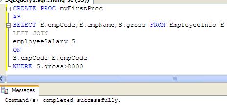 এস কিউ এল সার্ভার ২০০৮ শিখুন ধাপে ধাপে [পর্ব-১০] :: ষ্টোরড প্রসিডিউর