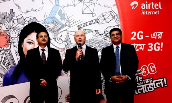 টুজির দামে থ্রিজি দেয়ার ঘোষণা দিল এয়ারটেল।