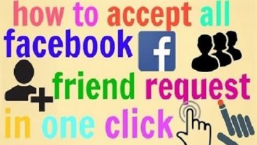 ফেজবুকের সকল Friend Request কে Accept করুন এক ক্লিক এ
