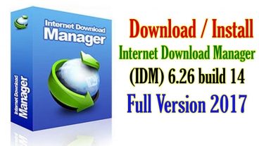 Internet Download Manager (IDM) Full Version 2017 Download করুন এবং কোন ঝামেলা ছাড়াই Install করুন