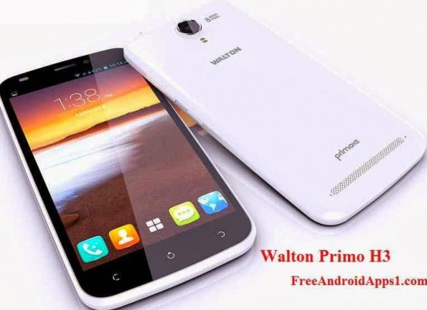 Walton Primo H3- ৮ মেগা পিক্সেল ক্যামেরা, ১ জিবি রেম, ১.৩ GHz প্রসেসর, ৩জি সাপোর্ট