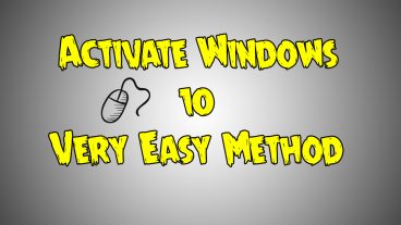উইন্ডোজ এক্টিভেট করুন খুব সহজে।