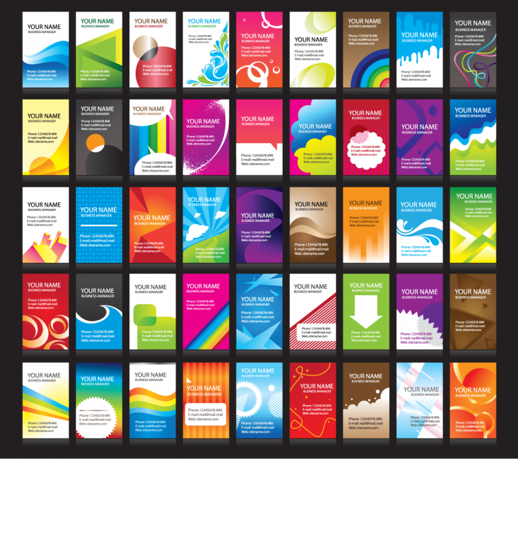 বুঝে নিন ৭০ টি বিজনেস কার্ড ভেক্টর