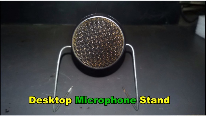 সহজে বানান ডেক্সটপ মাইক হোল্ডার/ স্ট্যান্ড (ভিডিও টিউন)
