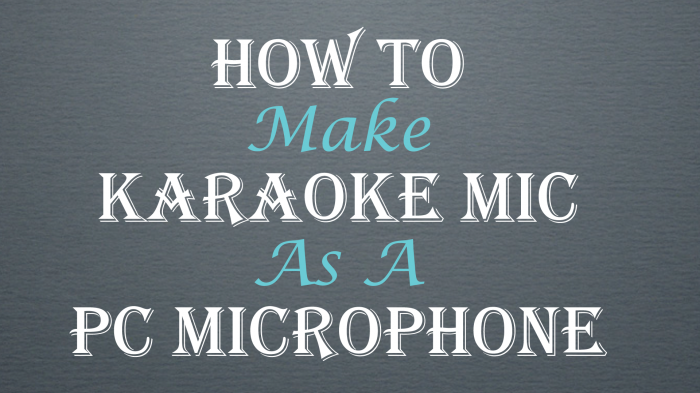 মাত্র ৫০ থেকে ১০০ টাকায় বানিয়ে নিন কারাওকে মাইককে ডেক্সটপ মাইক (ভিডিও টিউন)