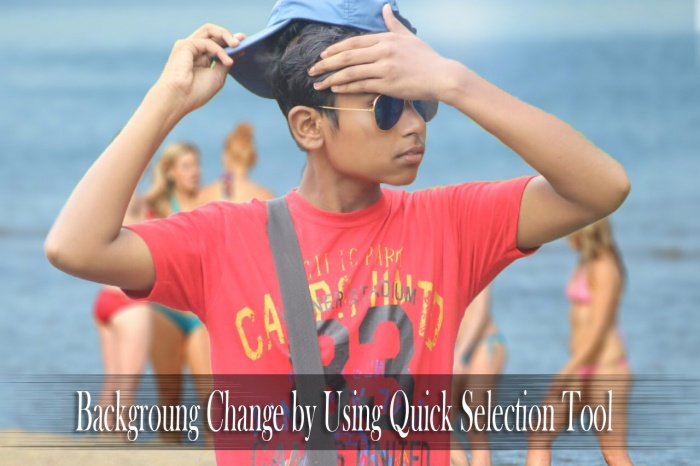 খুব সহজে ছবির ব্যাকগ্রাউন্ড পরিবর্তন করুন Quick Selection Tool এর মাধ্যমে